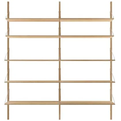 Frama Shelf Library H1852 Double wandkast natural oiled