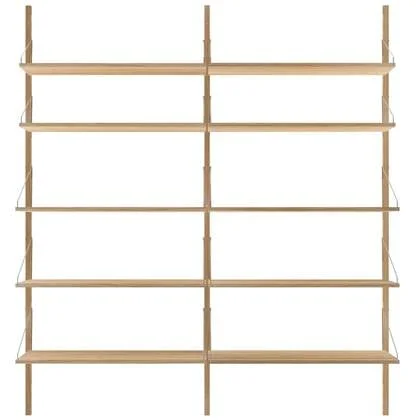 Frama Shelf Library H1852 Double wandkast natural oiled