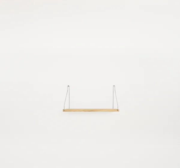 Frama Shelf Plank - 40 x 20 - roestvrij staal - eiken natuur geolied