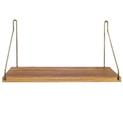 Frama Shelf wandplank 40x20 naturel|messing