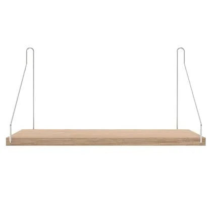 Frama Shelf wandplank 40x20 wit geolied|roestvrijstaal