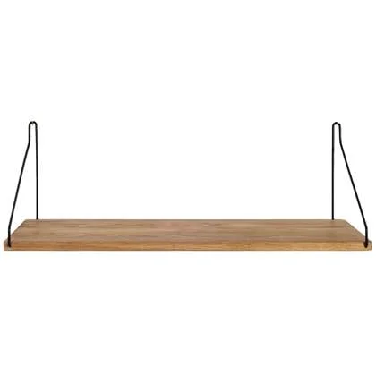 Frama Shelf wandplank 60x20 naturel|zwart