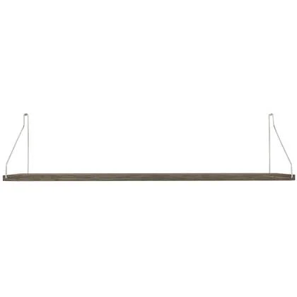 Frama Shelf wandplank 80x20 donker|roestvrijstaal