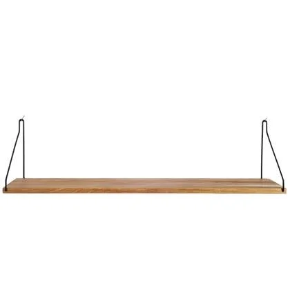 Frama Shelf wandplank 80x20 naturel|zwart