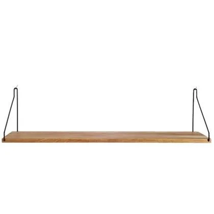 Frama Shelf wandplank 80x27 naturel|zwart