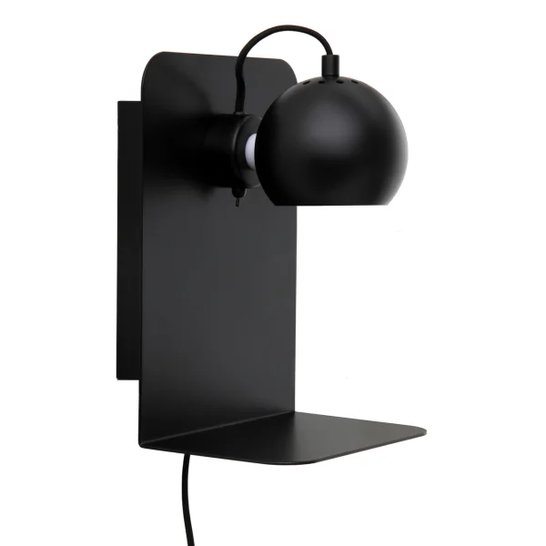 FRANDSEN - Ball Wandlamp met Usb Matte Zwart