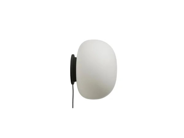 Frandsen - Supernate Taffellamp/Wandlamp Ø38 Opaal White/Black