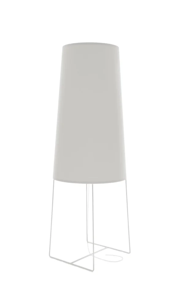 FRAUMAIER fatsophie vloerlamp - lichtgrijs - RAL 7047