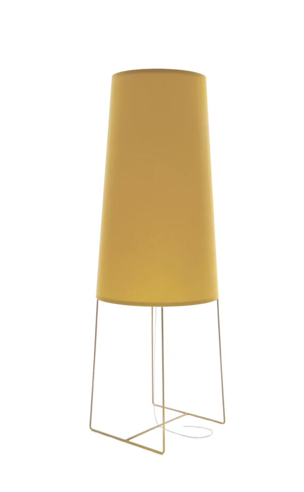 FRAUMAIER fatsophie vloerlamp - mosterdgoud - RAL 1002