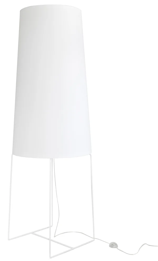 FRAUMAIER fatsophie vloerlamp - wit - RAL 9016