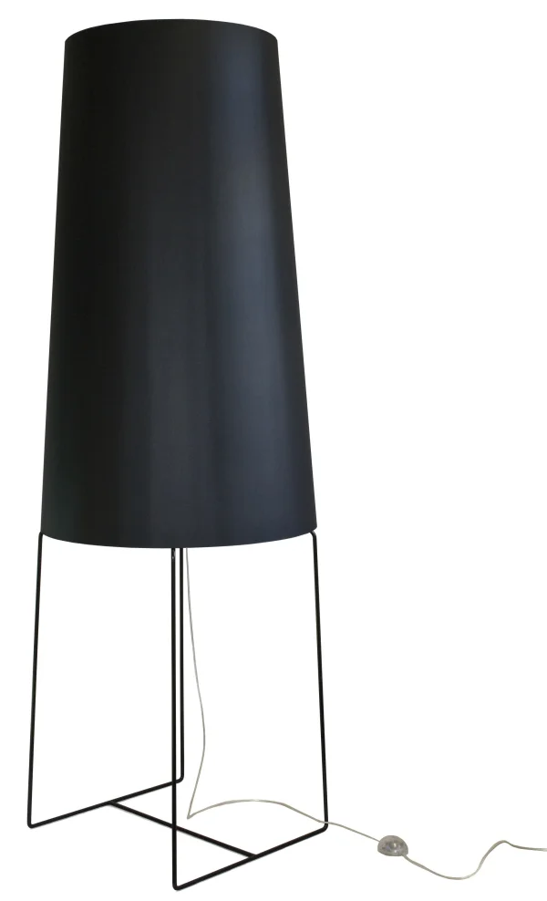 FRAUMAIER fatsophie vloerlamp - zwart - RAL 9005