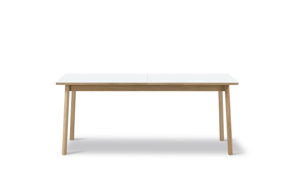 Fredericia Furniture Ana eettafel 180-280x95 cm Nanolaminaat wit-gezeepte eik