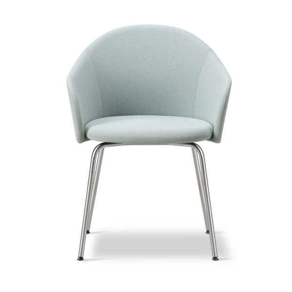 Fredericia Furniture Gomo Armchair fauteuil buizenvoet Mylla 811-roestvrij staal