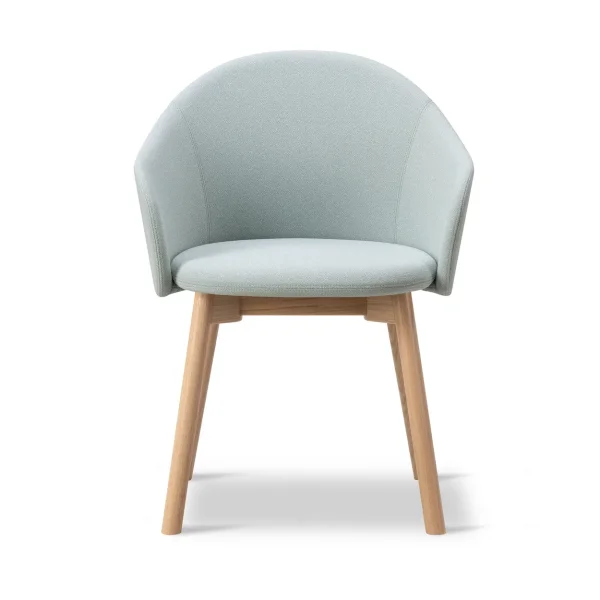 Fredericia Furniture Gomo Armchair fauteuil houten onderstel Mylla 811-gelakt eik