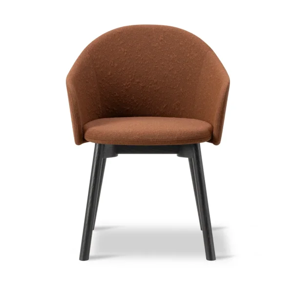 Fredericia Furniture Gomo Armchair fauteuil houten onderstel Myr 362-zwartgelakt eik