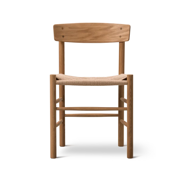 Fredericia Furniture J39 stoel Oiled oak-gevlochten naturel