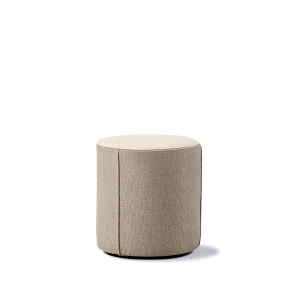 Fredericia Furniture Mono zitpoef Grand linnen beige-Ø39 cm