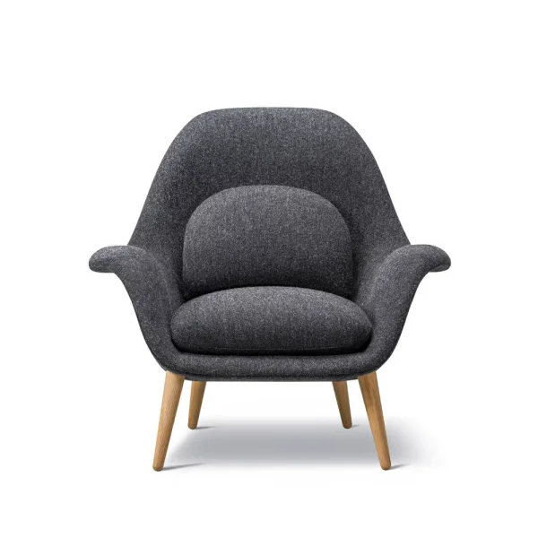 Fredericia Furniture Swoon fauteuil Hallingdal 65 180 – geolied eiken