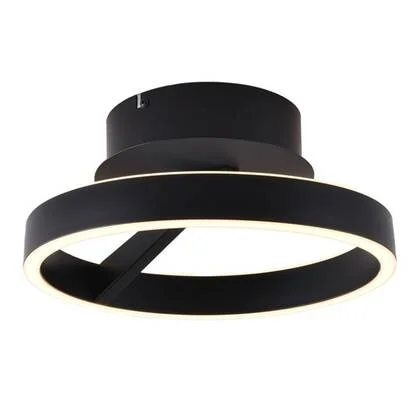 Freelight Plafondlamp Pilota Zwart 23W incl. 3 Step DimmerØ 30 cm