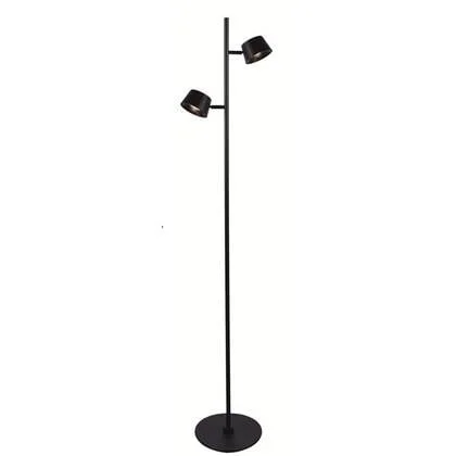 Freelight Vloerlamp Cugino Zwart 2 Lichts incl. Dimmers 150cm