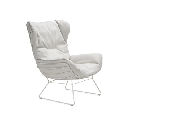 FREIFRAU Leyasol Wingback Loungefauteuil - Lopi marble - grijswit