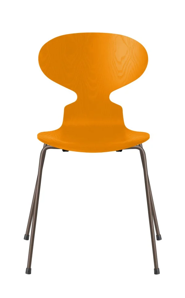 Fritz Hansen Ant Stoel - burnt yellow - brons