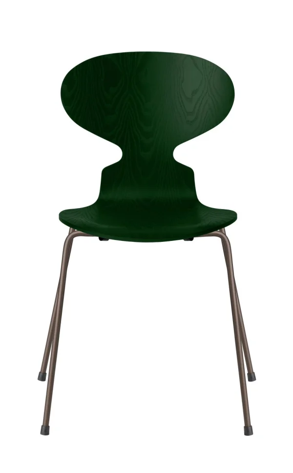 Fritz Hansen Ant Stoel - evergreen - brons