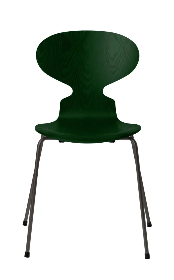 Fritz Hansen Ant Stoel - evergreen - grafiet