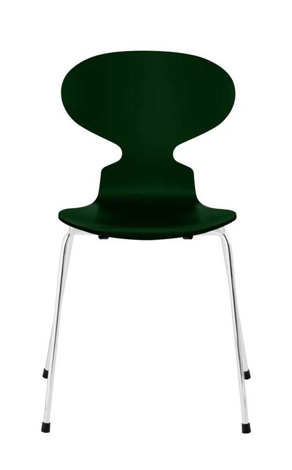 Fritz Hansen Ant Stoel - gelakt - evergreen - verchroomd