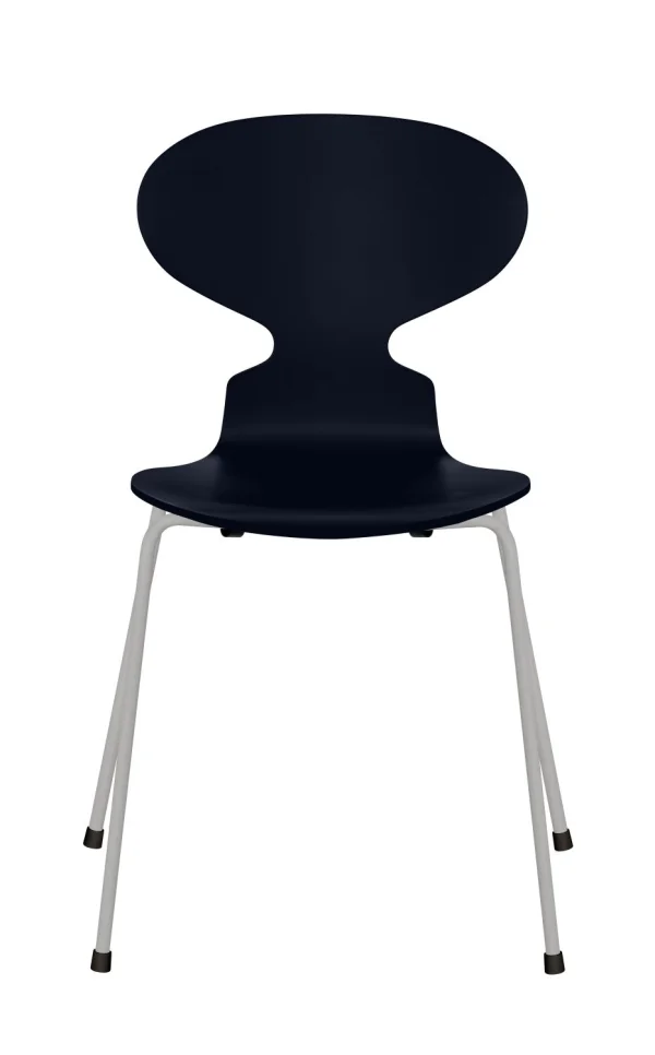 Fritz Hansen Ant Stoel - gelakt - midnightblue - nine grey