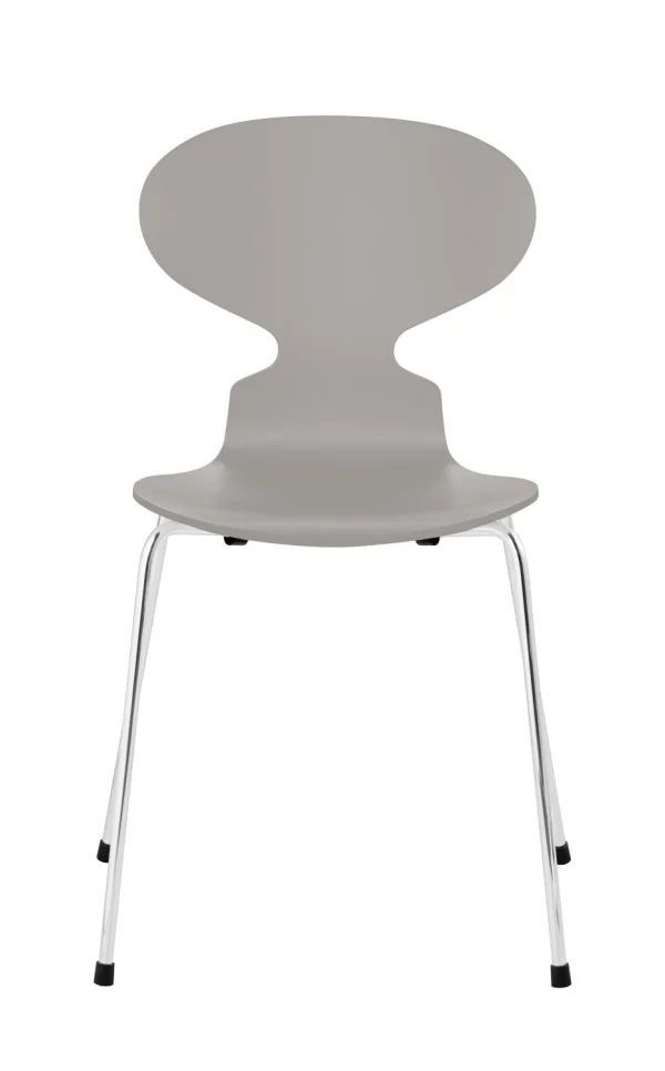 Fritz Hansen Ant Stoel - gelakt - nine grey - verchroomd