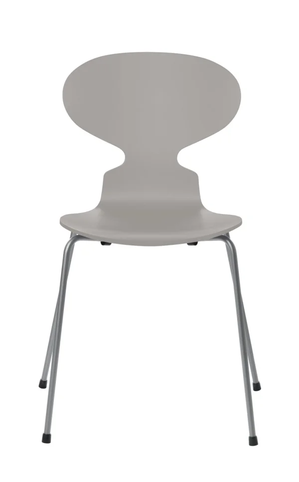 Fritz Hansen Ant Stoel - gelakt - nine grey - zilvergrijs