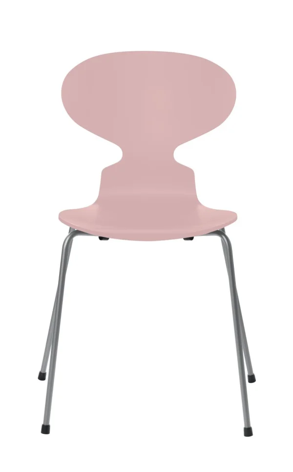 Fritz Hansen Ant Stoel - gelakt - pale rose - zilvergrijs