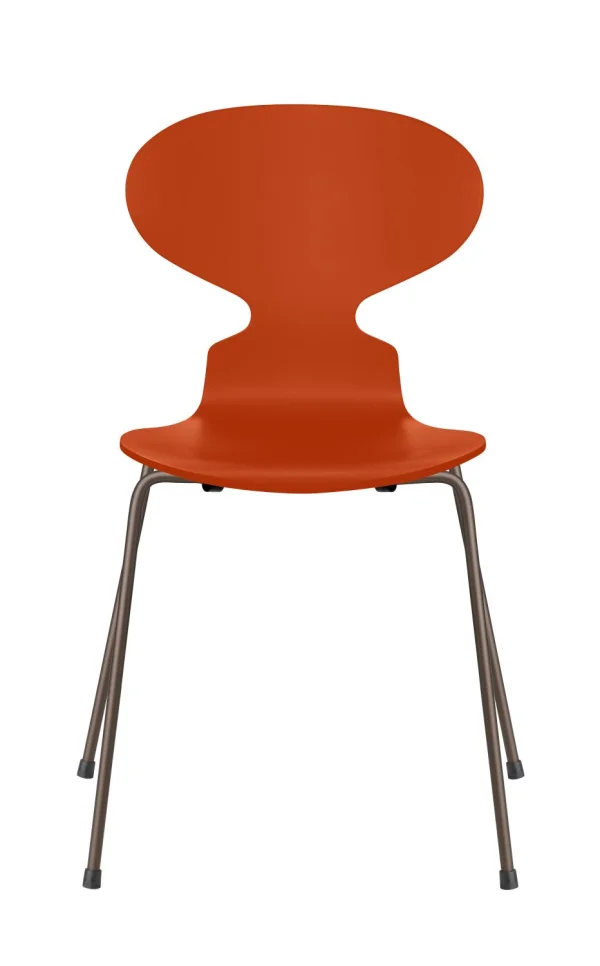 Fritz Hansen Ant Stoel - gelakt - paradise orange - brons