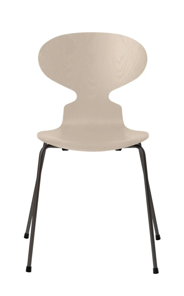 Fritz Hansen Ant Stoel - light beige - grafiet