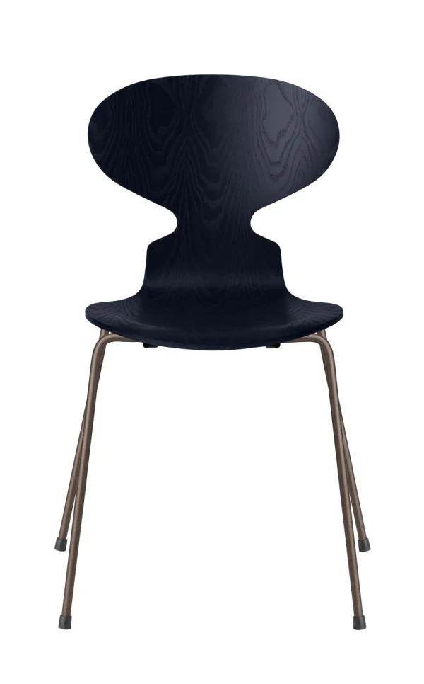 Fritz Hansen Ant Stoel - midnightblue - brons