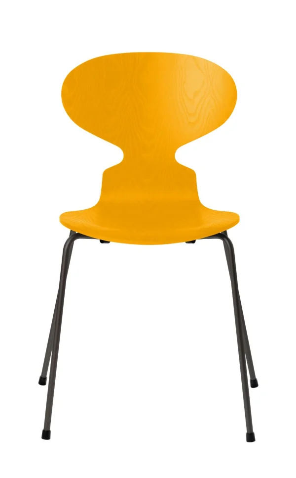 Fritz Hansen Ant Stoel - true yellow - grafiet