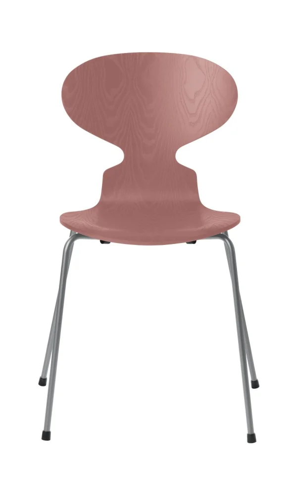 Fritz Hansen Ant Stoel - wild rose - zilvergrijs