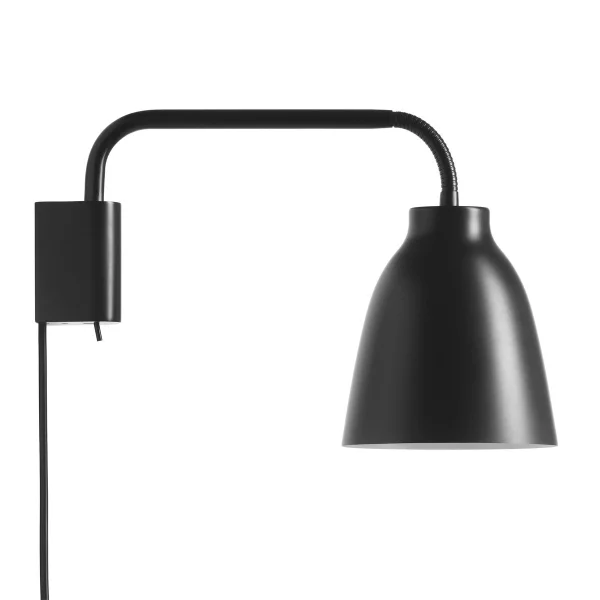 Fritz Hansen Caravaggio Read wandlamp Zwart