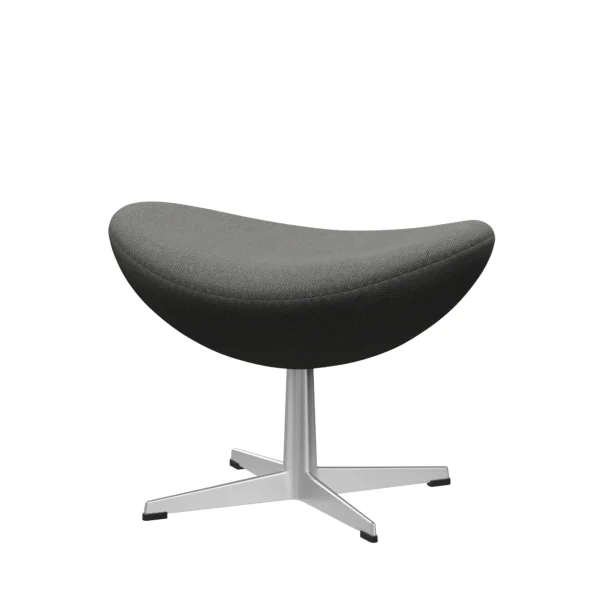 Fritz Hansen Das Ei Voetbank - ReWool 158 taupe/natuur - aluminium