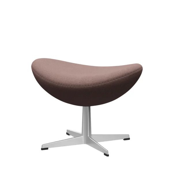 Fritz Hansen Das Ei Voetbank - ReWool 648 lichtroze/natuur - aluminium