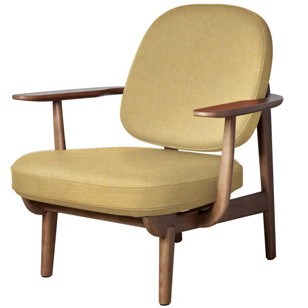 Fritz Hansen Fred Loungefauteuil - JH97 - Christianshavn 1110 - eiken walnoot gebeitst