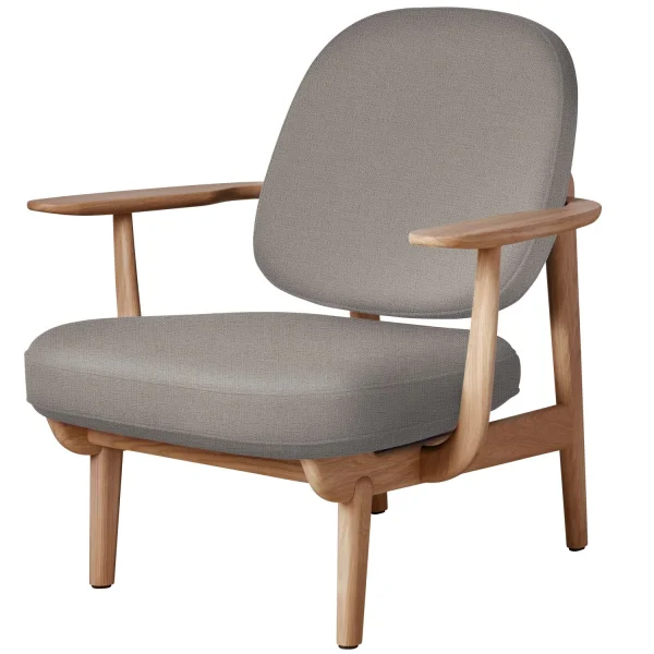 Fritz Hansen Fred Loungefauteuil - JH97 - Christianshavn 1120 - eiken geolied