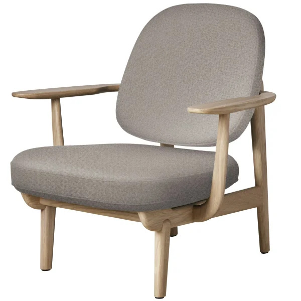 Fritz Hansen Fred Loungefauteuil - JH97 - Christianshavn 1120 - eiken helder gelakt