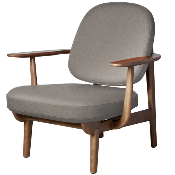 Fritz Hansen Fred Loungefauteuil - JH97 - Christianshavn 1120 - eiken walnoot gebeitst