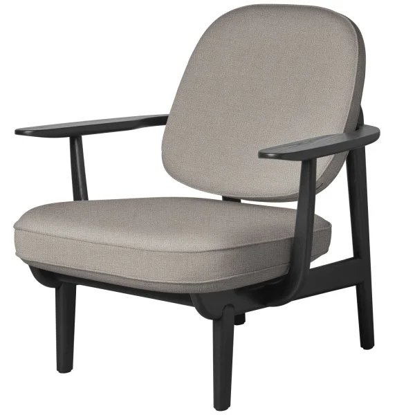 Fritz Hansen Fred Loungefauteuil - JH97 - Christianshavn 1120 - zwart essen