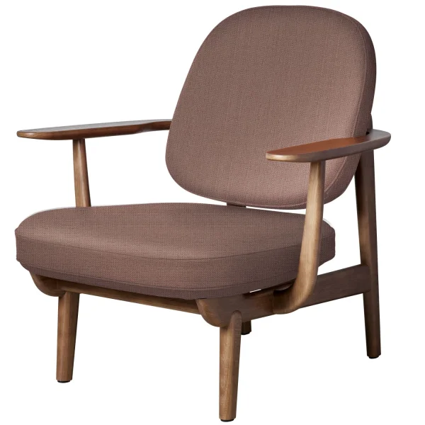 Fritz Hansen Fred Loungefauteuil - JH97 - Christianshavn 1131 - eiken walnoot gebeitst