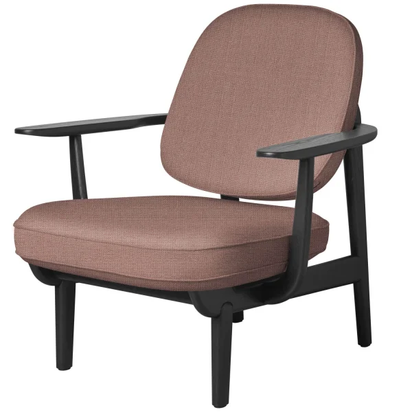 Fritz Hansen Fred Loungefauteuil - JH97 - Christianshavn 1131 - zwart essen