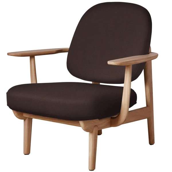 Fritz Hansen Fred Loungefauteuil - JH97 - Christianshavn 1135 - eiken geolied