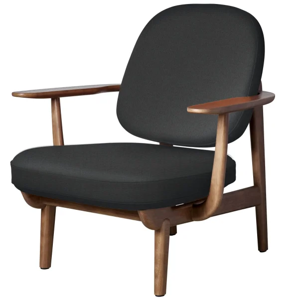 Fritz Hansen Fred Loungefauteuil - JH97 - Christianshavn 1172 - eiken walnoot gebeitst